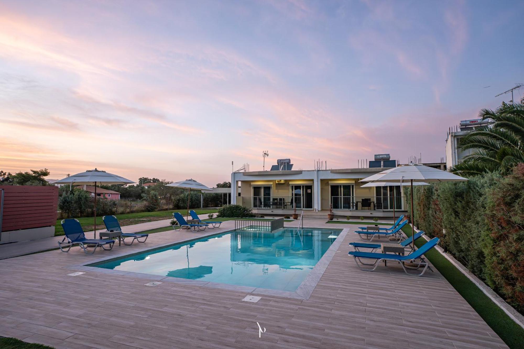 Nancy'S Budget Villa With Pool & Jacuzzi By "Elite" Лаганас Екстер'єр фото